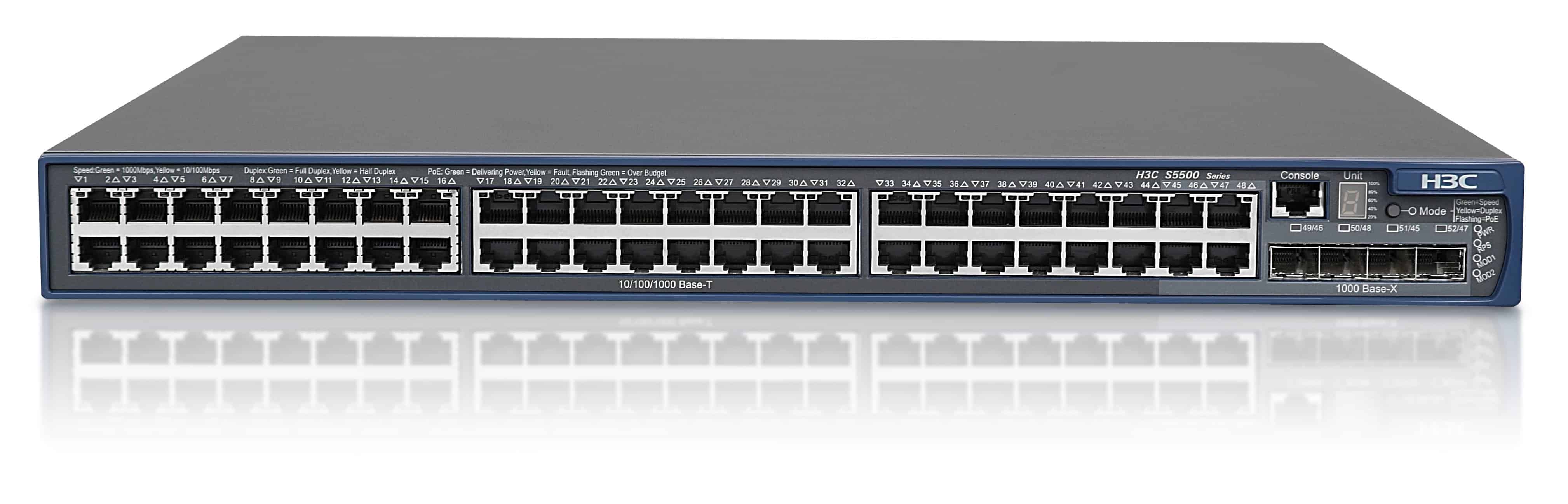 HP A5500-48G-PoE EI Switch **New (JD376A) thumbnail