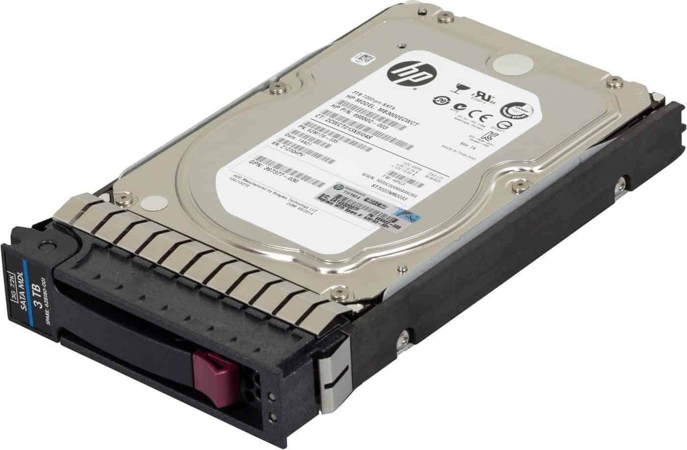 HP 3.0TB SATA HDD - 7,200 (MB3000ECWCT-RFB) thumbnail