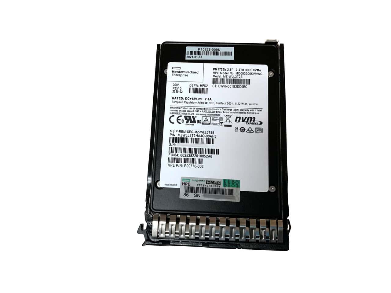 HP 3.2TB NVME X4 MU SFF SCN (P10224-B21-RFB) thumbnail
