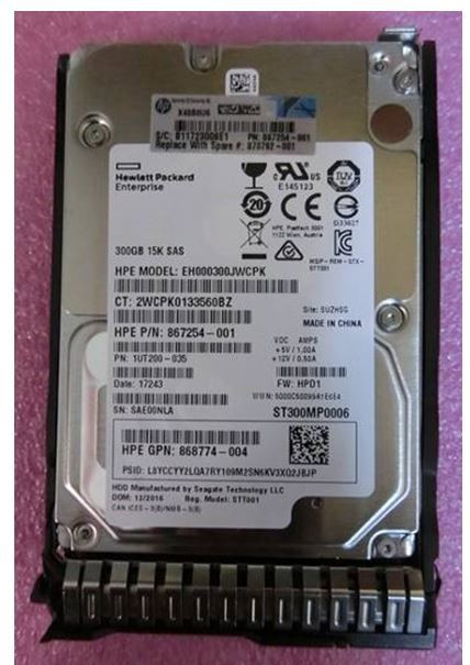 HP M6625 300GB 6G SAS 15K 2.5in (QR477A-RFB) thumbnail