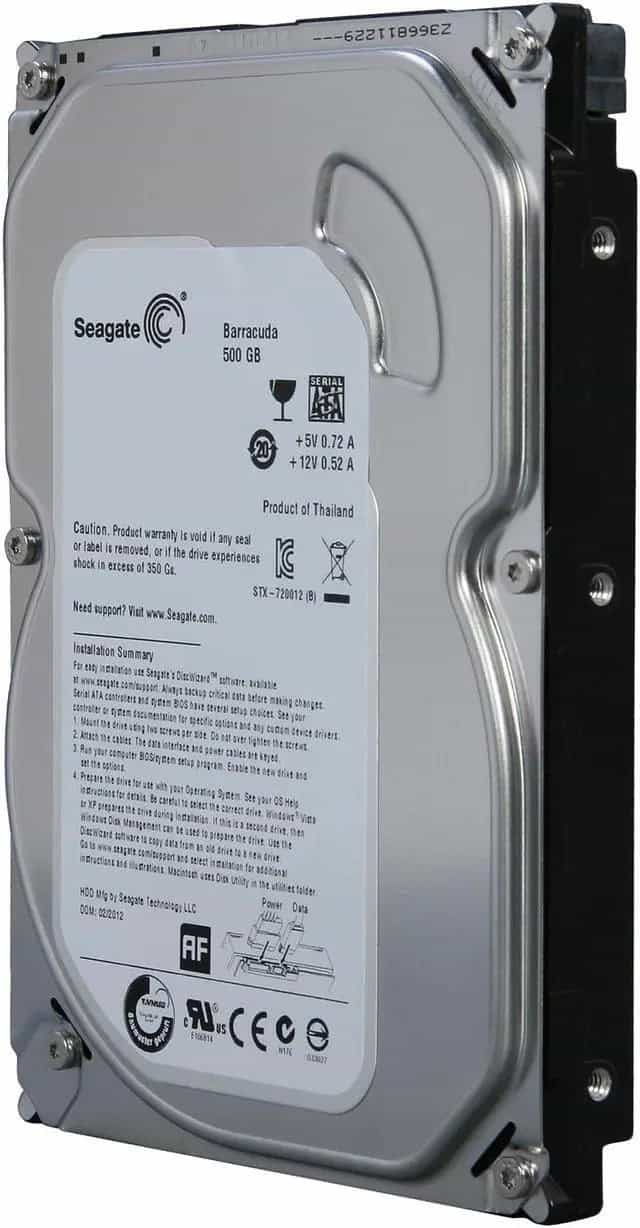 HP 500GBSerial ATA Hard Drive (ST3500641AS-RFB) thumbnail