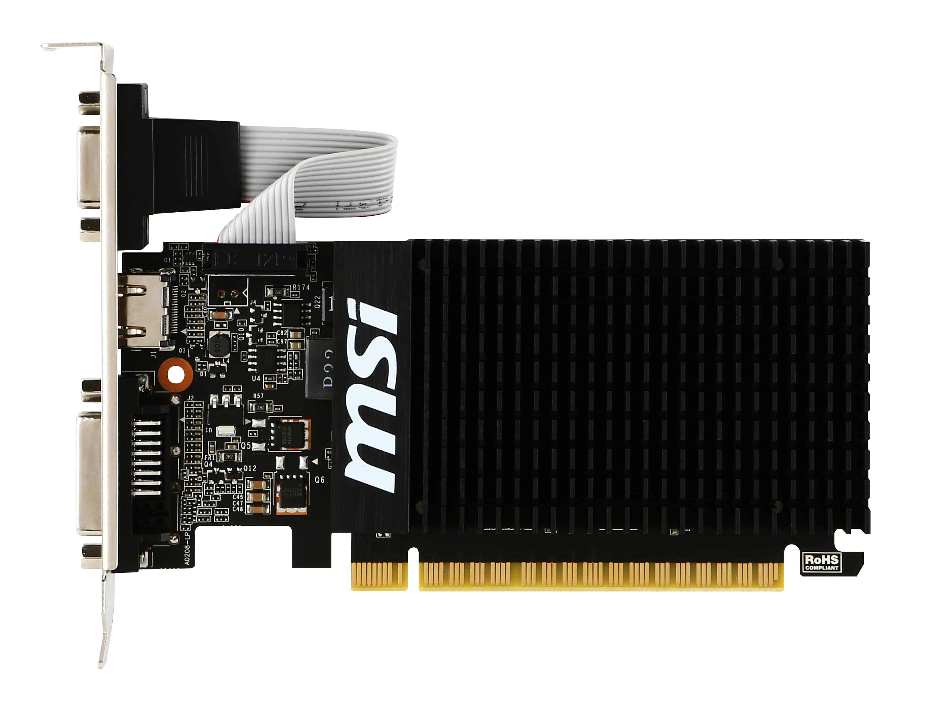 MSI V809-2000R videokaart NVIDIA GeForce GT 710 2 GB GDDR3 (V809-2000R) thumbnail