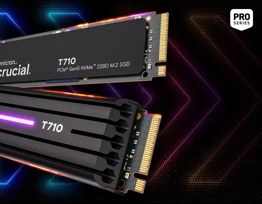 Crucial CT1000T710SSD5 T710 1TB M2 SSD 14900MBs Read 13700MBs Write (CT1000T710SSD5) thumbnail