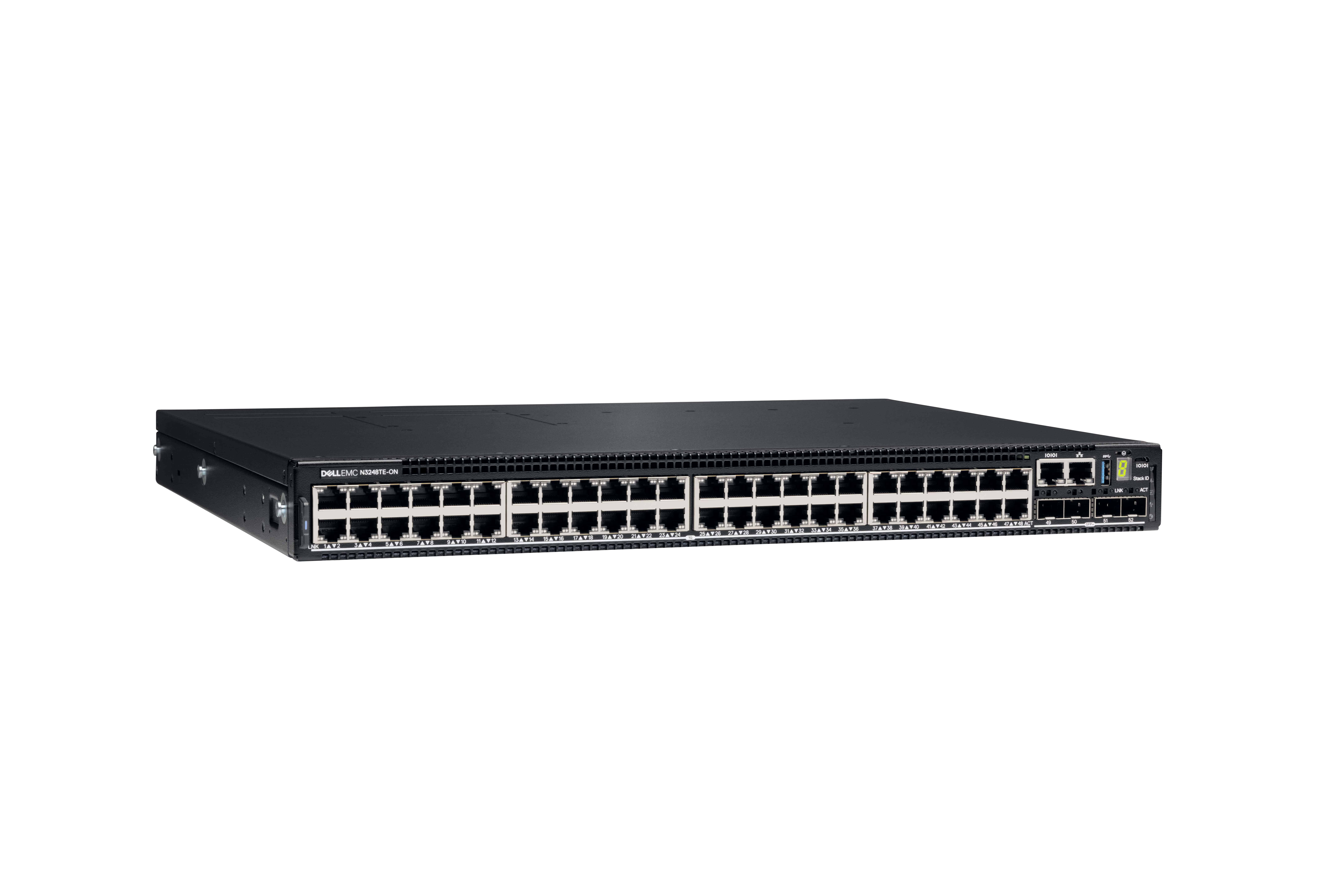 DELL N-Series N3248TE-ON Managed L2/L3 Gigabit Ethernet (10/100/1000) Zwart (210-ASOZ) thumbnail