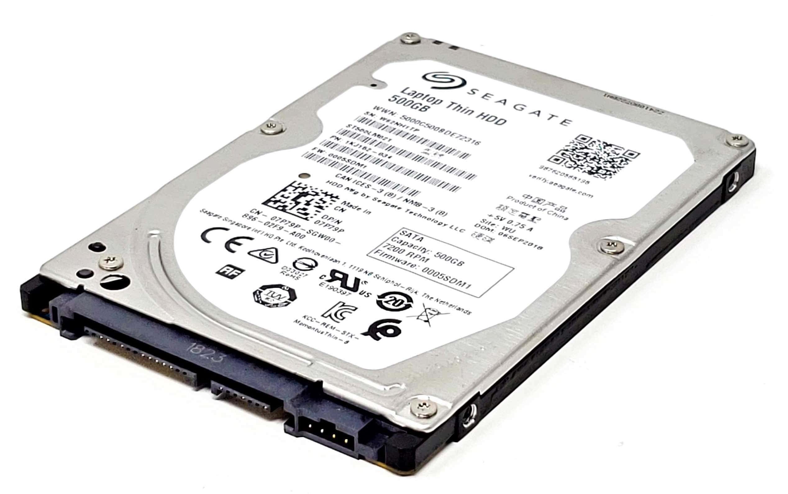 HP Hard drive 500GB 7.2K 2.5 (5712505295793-RFB) thumbnail