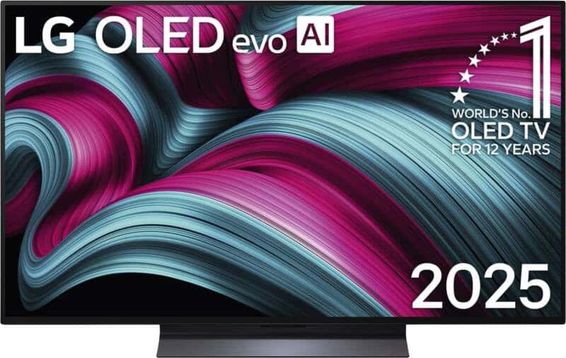 LG OLED48C58LA.AEU tv 121,9 cm (48) 4K Ultra HD Smart TV Wifi Zwart (OLED48C58LA.AEU) thumbnail