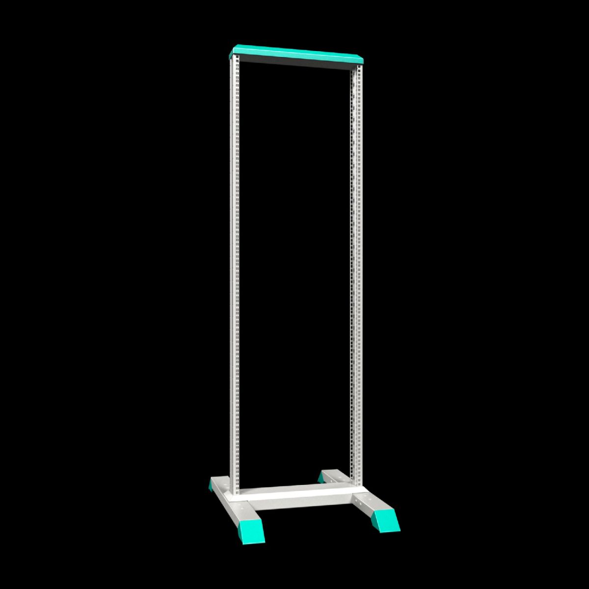 Rittal VX-IT Server rack, 42 HE, 80 cm breed, 200 cm hoog, 120 cm diep. (1196907) thumbnail