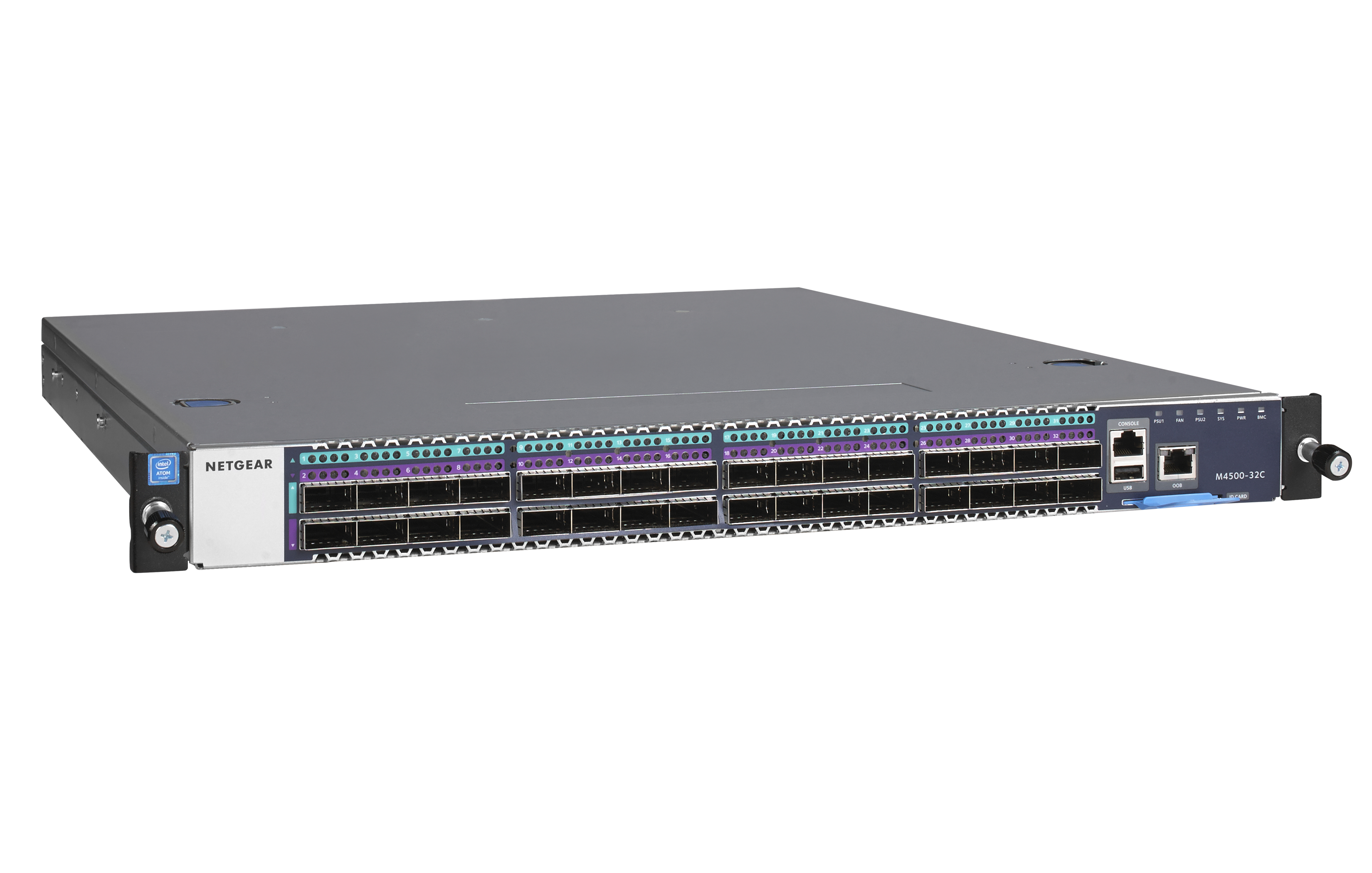 NETGEAR M4500-32C Managed L2/L3/L4 1U Zwart (CSM4532-100EUS) thumbnail