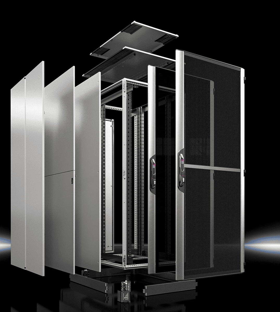 Rittal Serverschrank VX IT geschlossen 800x1200x800mm 24HE (5303124) thumbnail