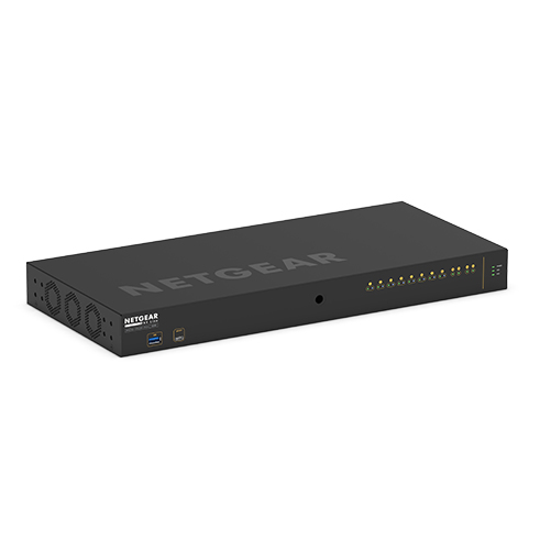 NETGEAR M4250-10G2XF-PoE+ Managed L2/L3 Gigabit Ethernet (10/100/1000) Power over Ethernet (PoE) 1U Zwart (GSM4212PX-100EUS) thumbnail