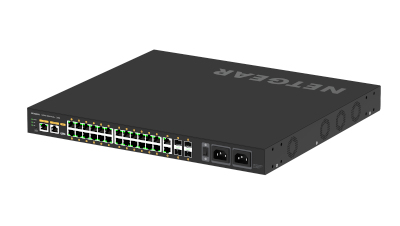 NETGEAR GSM4230UP Managed L2/L3 Gigabit Ethernet (10/100/1000) Power over Ethernet (PoE) 1U Zwart (GSM4230UP-100EUS) thumbnail