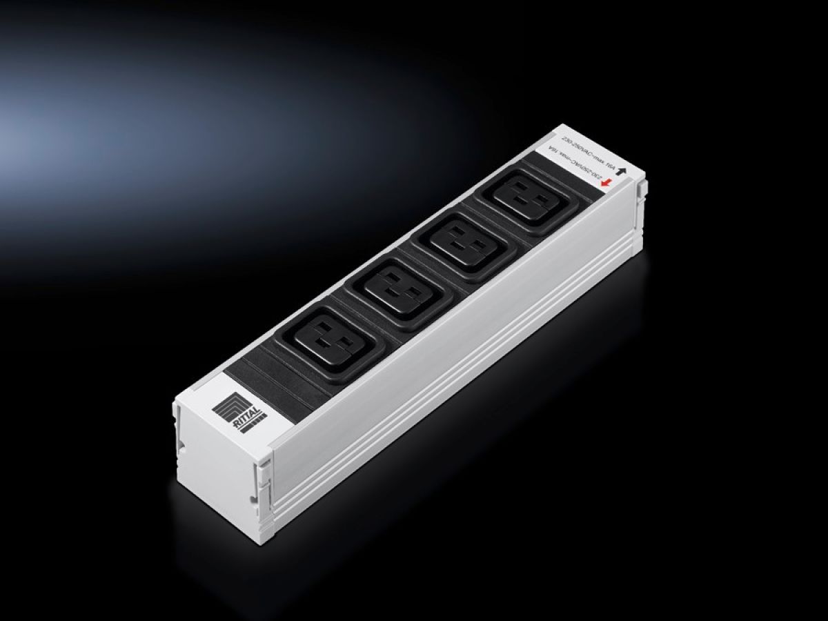 Rittal Steckdosenmodul PSM 4x C19 schwarz (7856230) thumbnail
