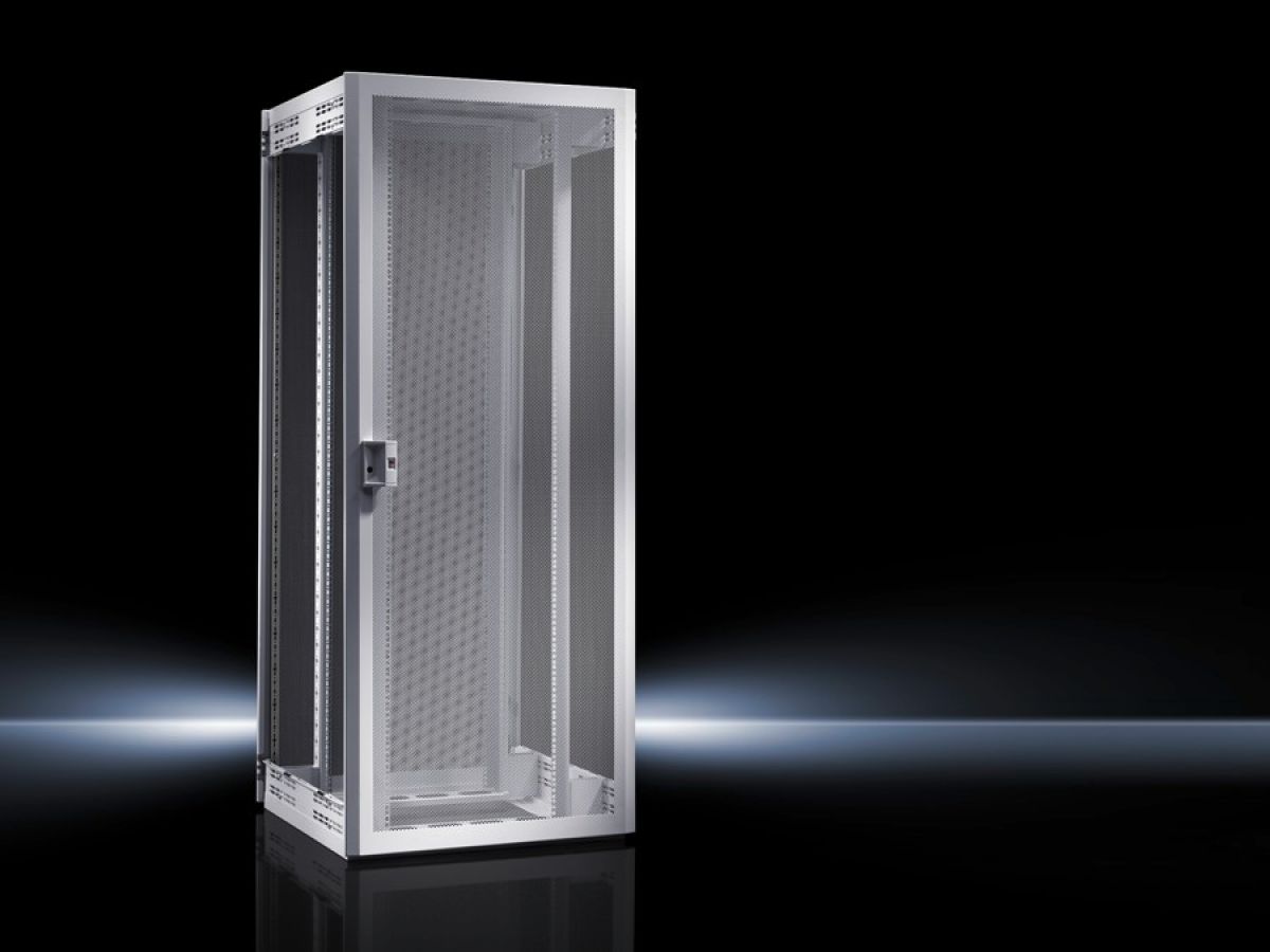 Rittal TX CableNet  Server rack, 47 HE, 80 cm breed, 220 cm hoog, 100 cm diep met geperforeerde deuren en zijwanden (7888.120) thumbnail