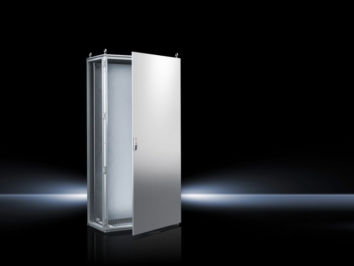 Rittal TX Server rack, 42 HE, 80 cm breed, 200 cm hoog, 100 cm diep met geperforeerde deuren en zijwanden (7888100) thumbnail