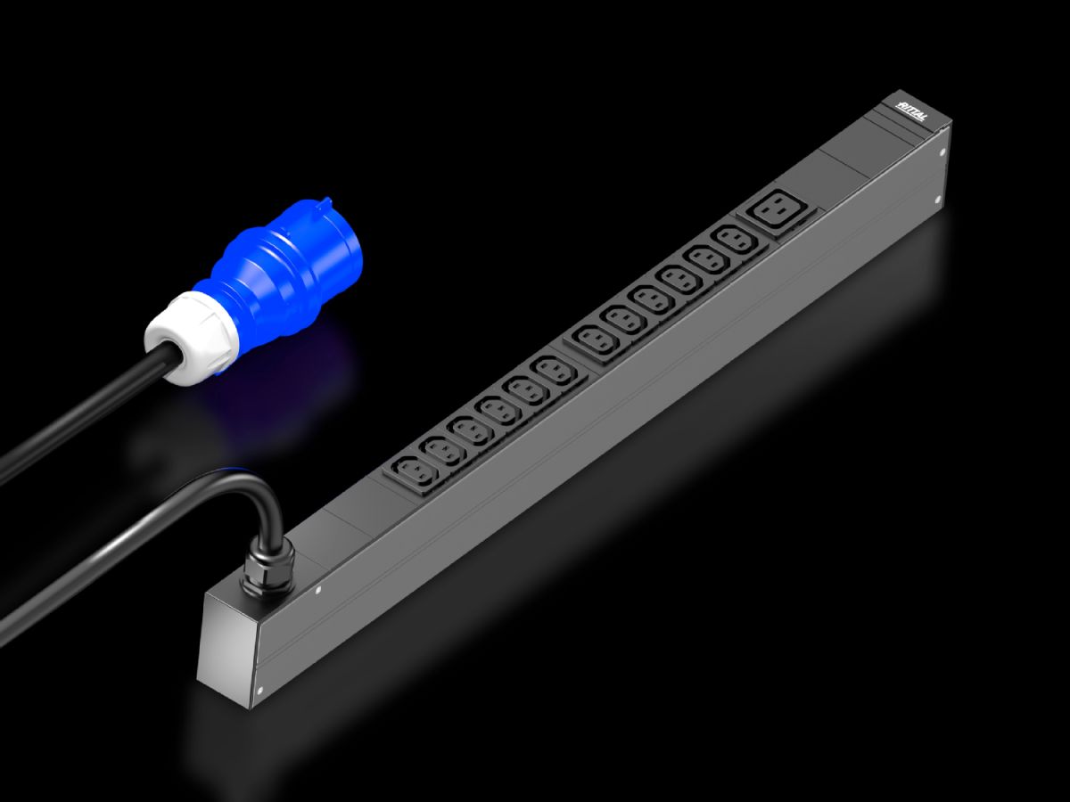 Rittal PDU basic 16A/1P CEE 12xC13+1xC19 (7979110) thumbnail