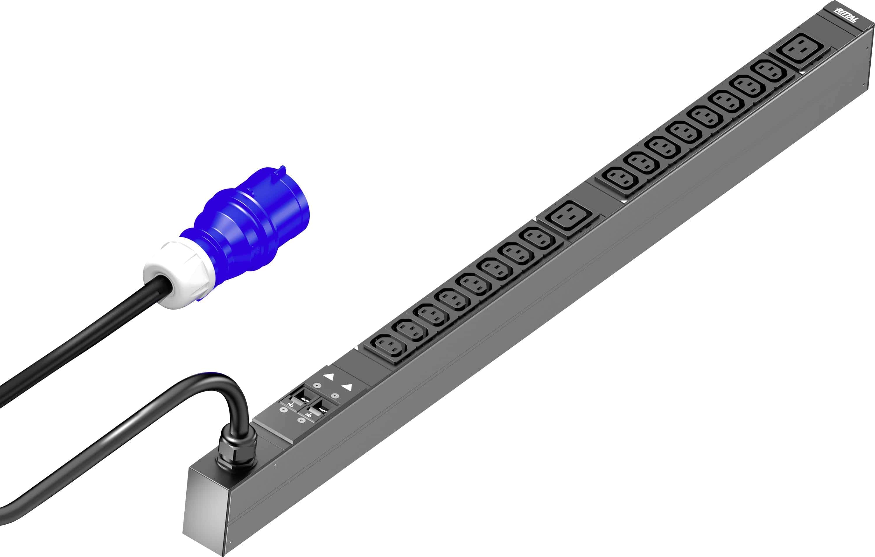 Rittal PDU basic 32A/1P CEE 16xC13+2xC19 (7979112) thumbnail