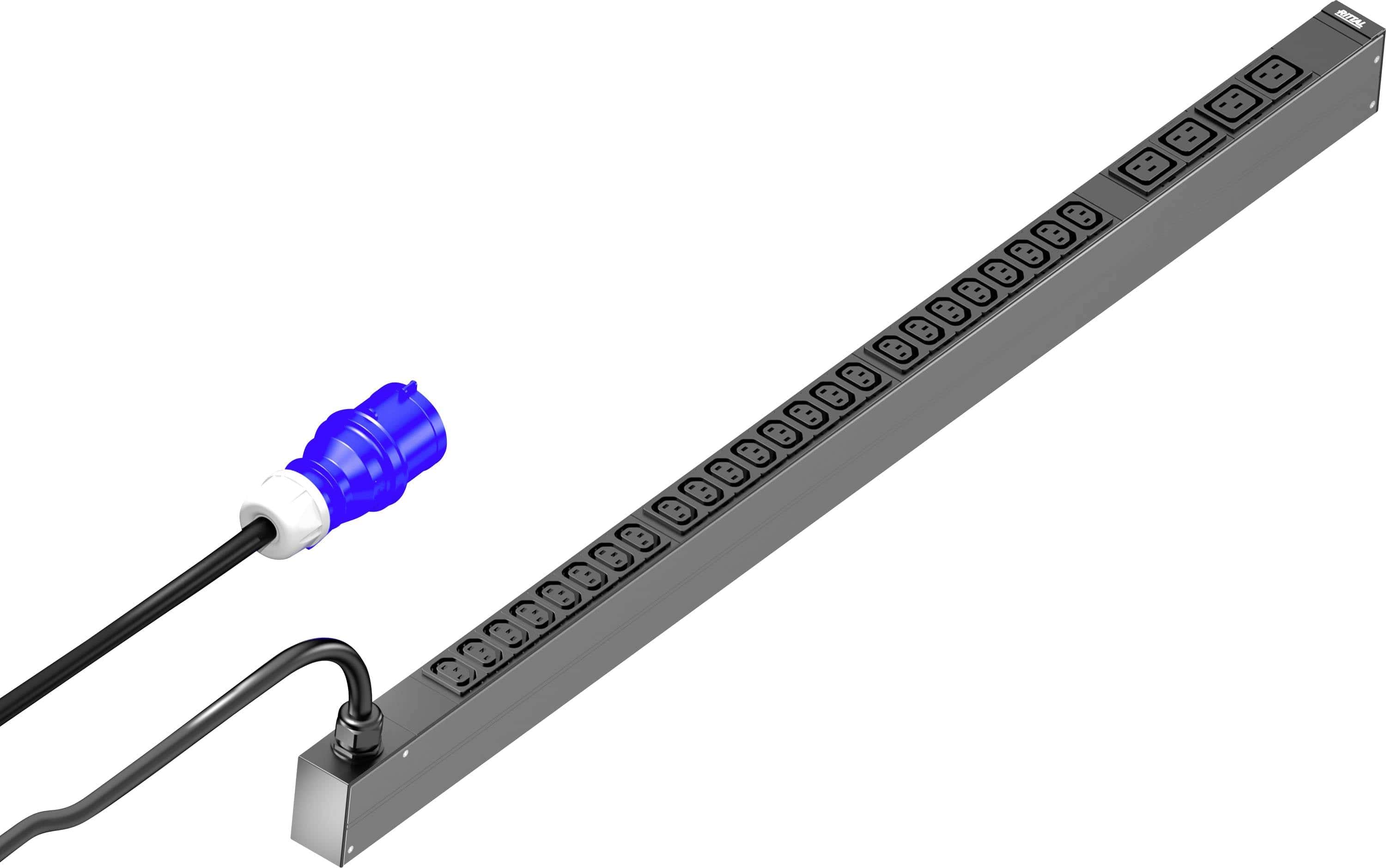 Rittal PDU basic 16A/1P CEE 24xC13+4xC19 (7979115) thumbnail