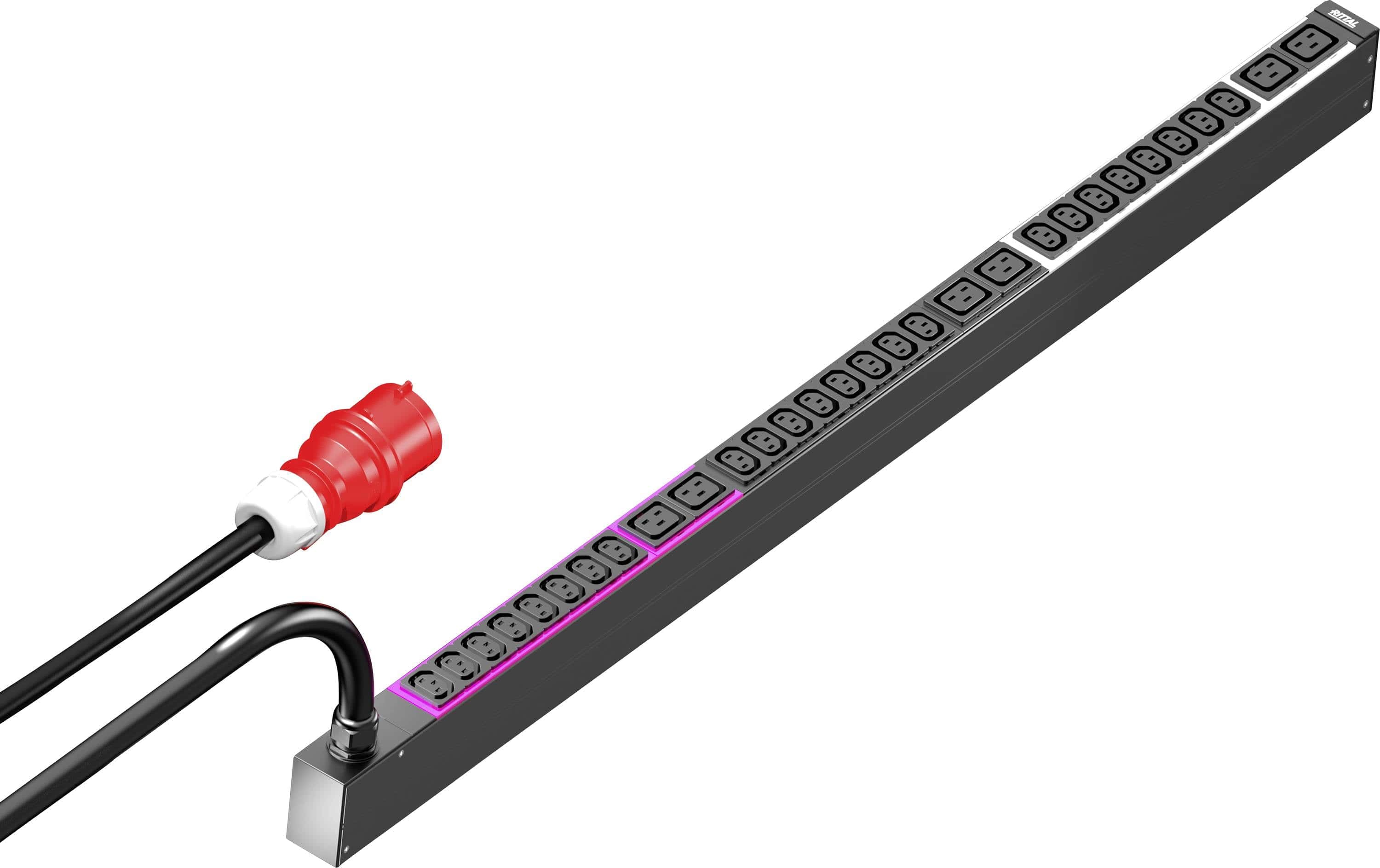 Rittal PDU basic 16A/3P CEE 24xC13+6xC19 (7979136) thumbnail