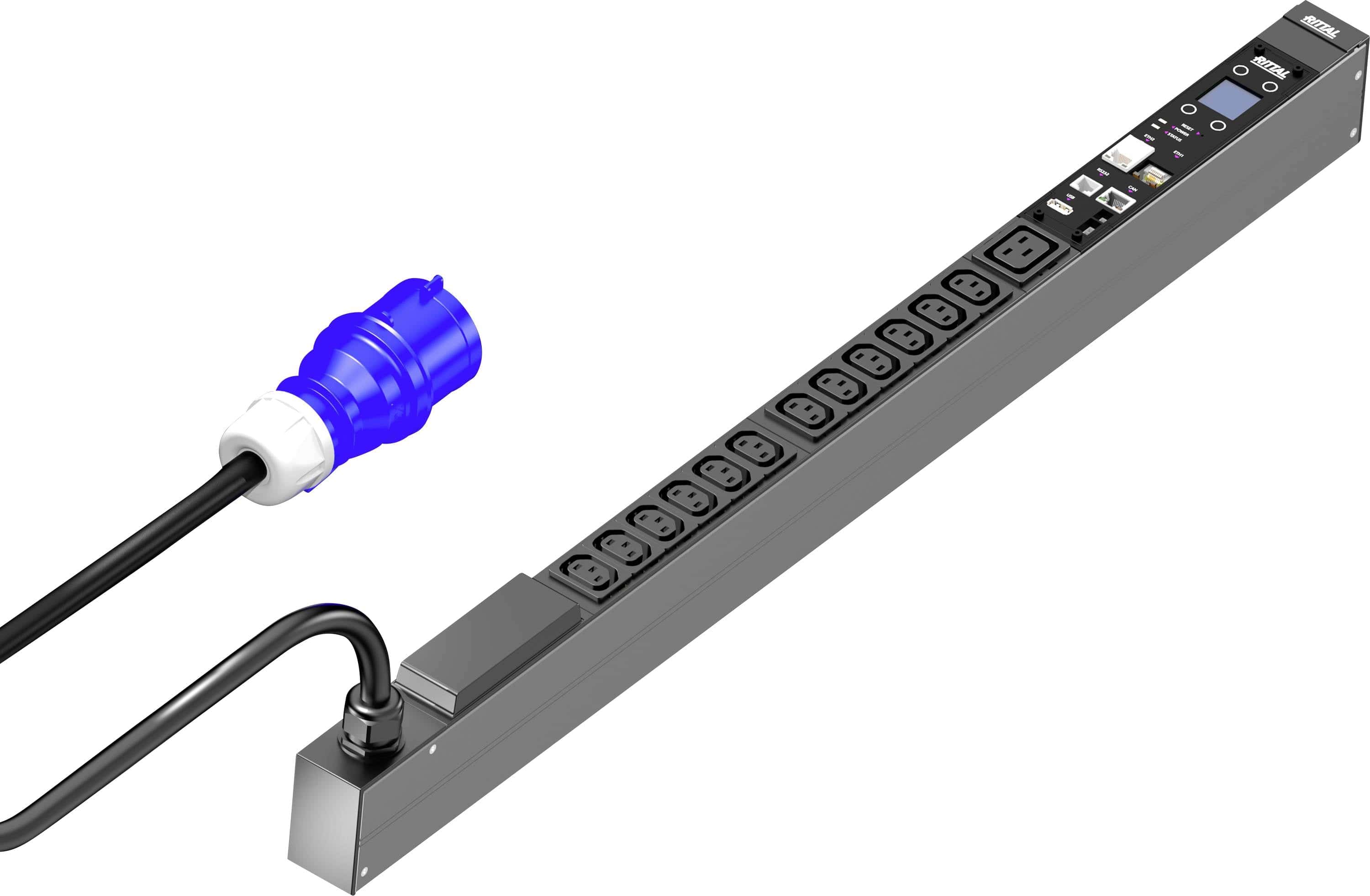 Rittal PDU Metered 16A/1P CEE 12xC13 + 1xC19 (7979210) thumbnail