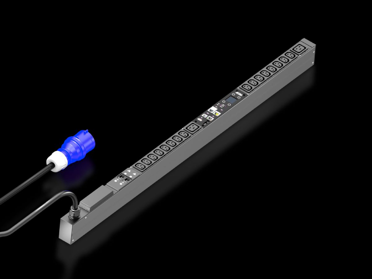 Rittal PDU metered 32A/1P CEE 16 x C13 + 2 x C19 (7979212) thumbnail