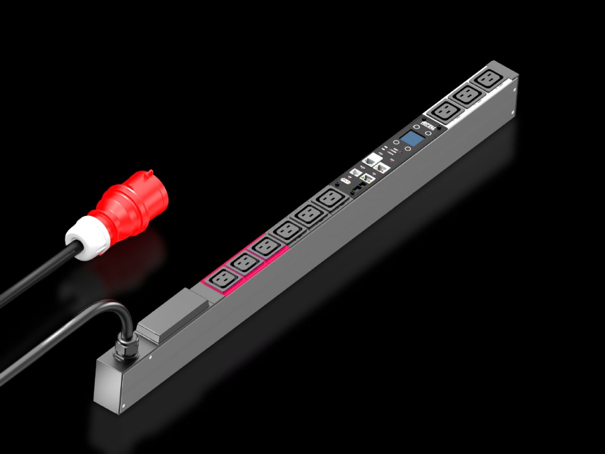 Rittal PDU metered, 16A/400V, 3~, 9 x C19 (7979230) thumbnail