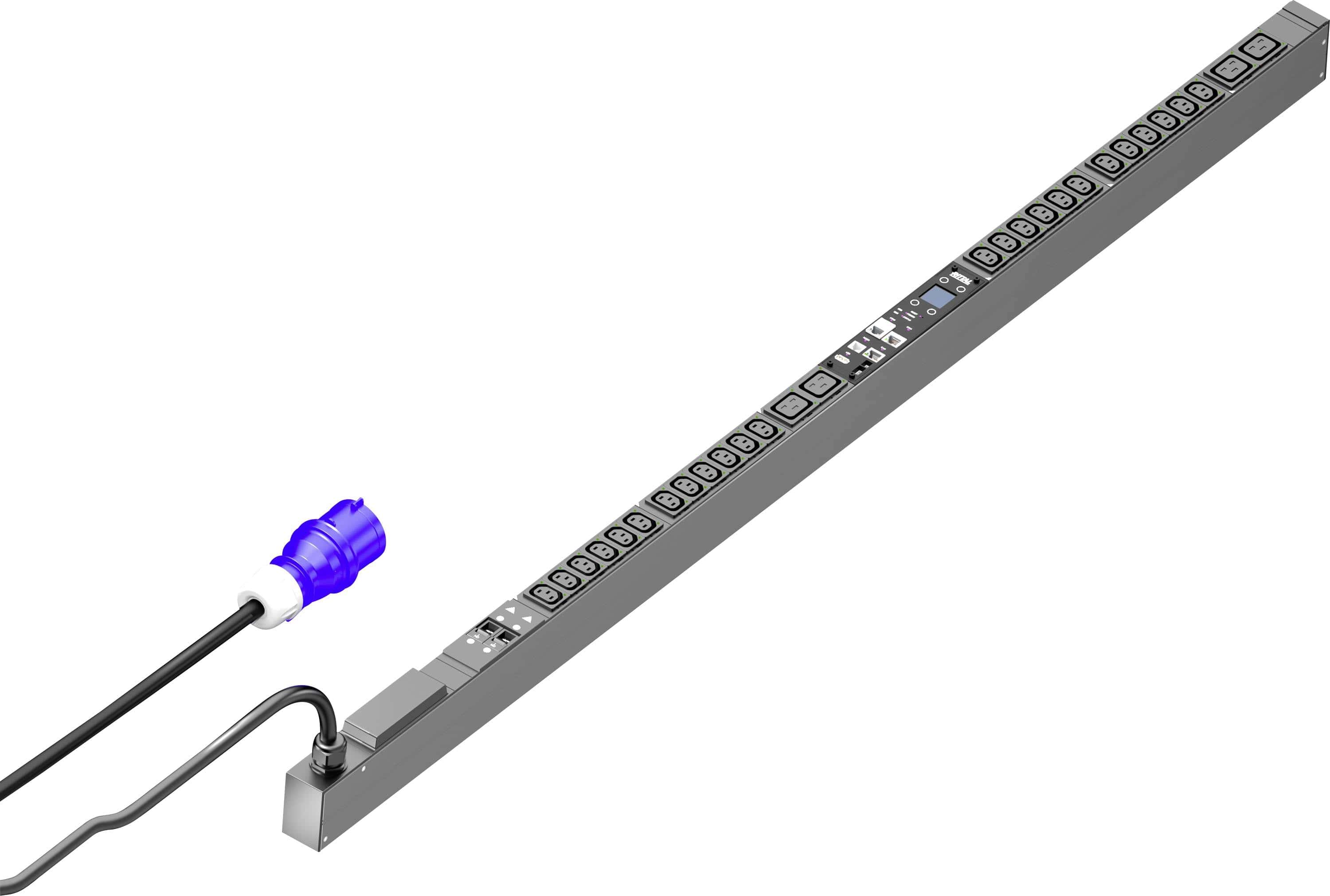 Rittal PDU metered RCM, 32A/230V, 1~, 24 x C13 + 4 x C19 (7979256) thumbnail