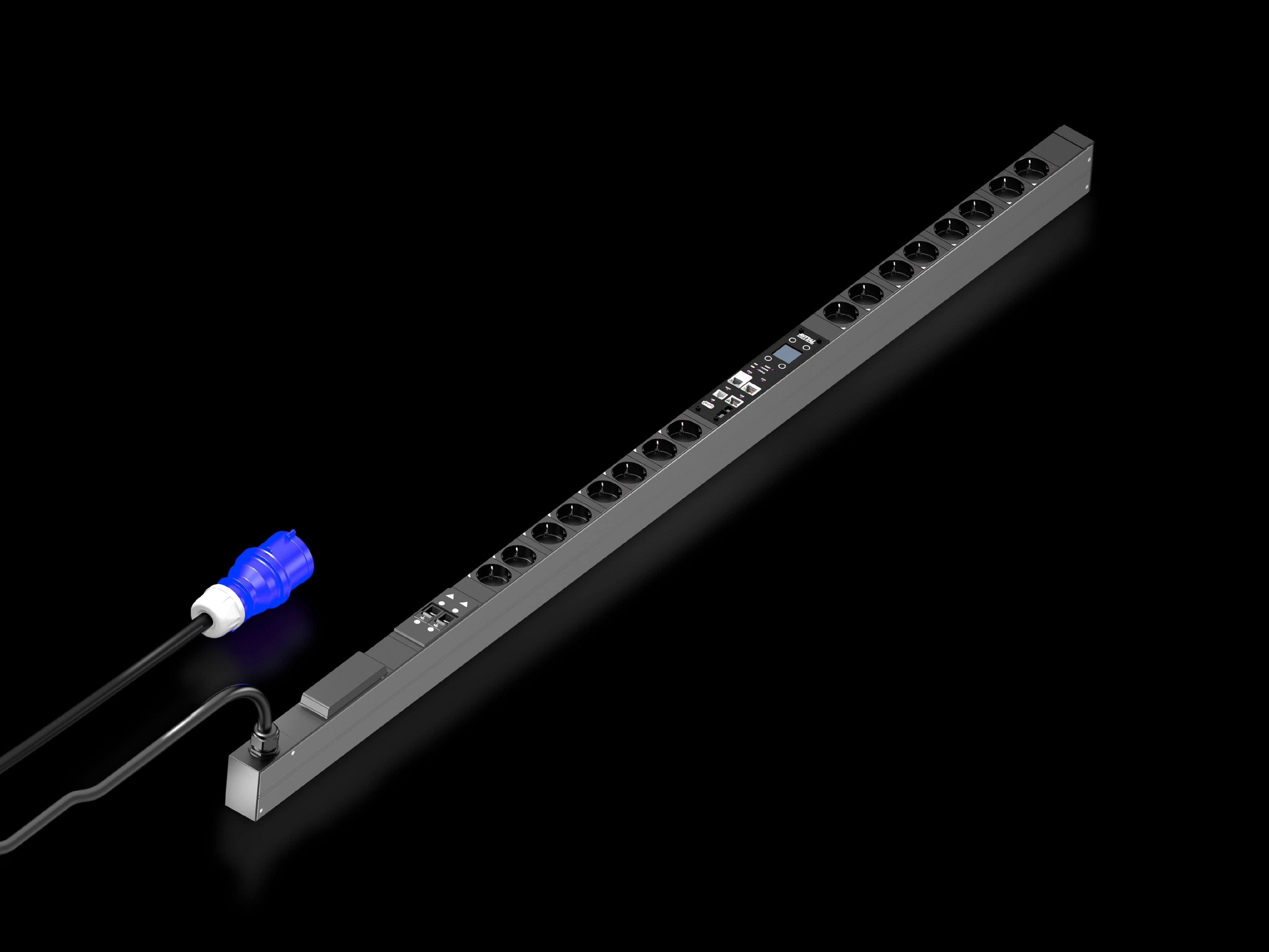 Rittal PDU switched, 32A/230V, 1~,CEE7/3: 16 x Schuko (7979314) thumbnail