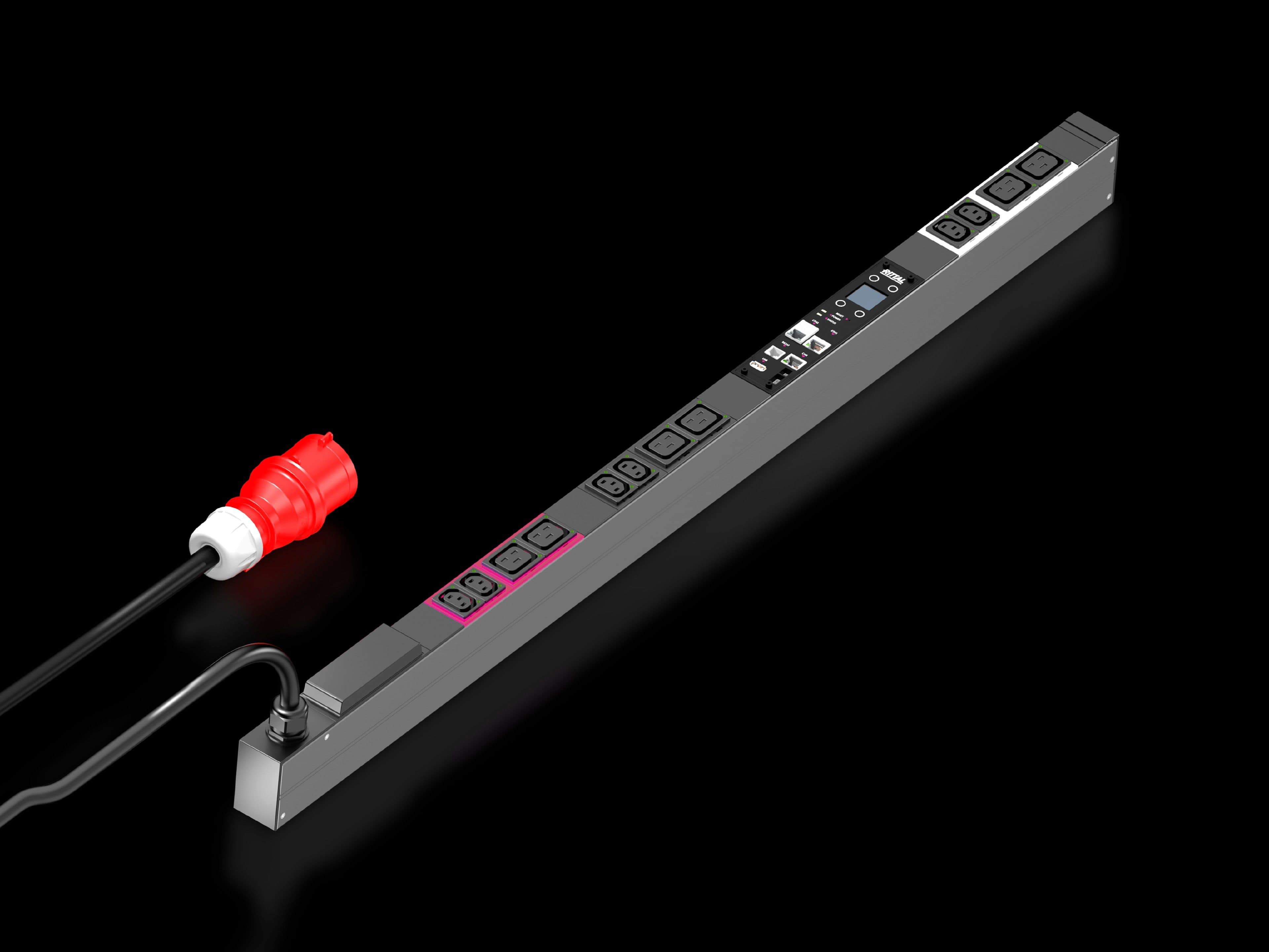 Rittal PDU managed, 16A/400V, 3~, 6 x C13 + 6 x C19 (7979432) thumbnail
