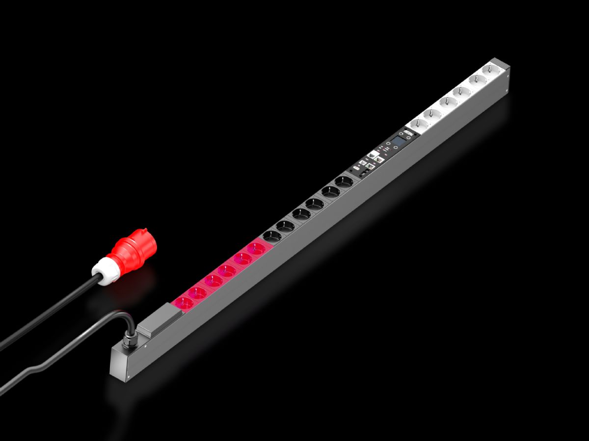 Rittal PDU managed, 16A/400V, 3~, CEE7/3: 18 x Schuko (7979433) thumbnail