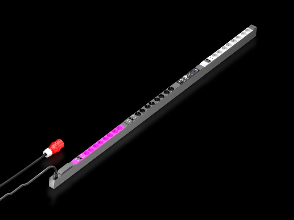 Rittal PDU managed, 32A/400V, 3~, CEE 7/3: 24 x Schuko (7979434) thumbnail