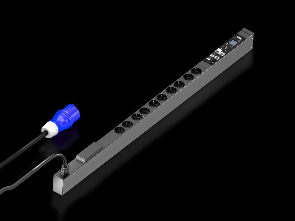 Rittal PDU metered plus, 16A/230V, 1~, CEE 7/3: 10 x Schuko (7979511) thumbnail
