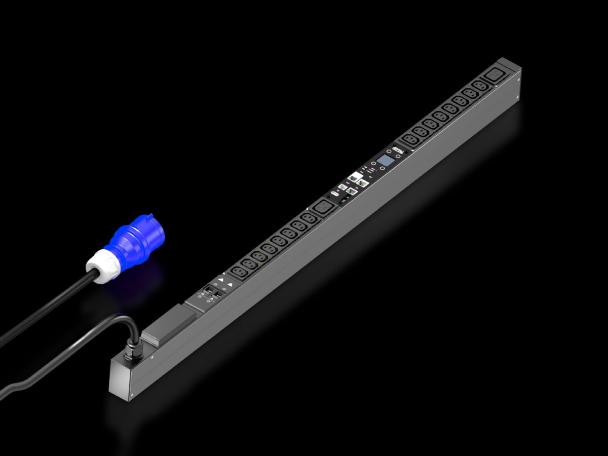 Rittal PDU metered plus, 32A/230V, 1P~, 16 x C13 + 2 x C19 (7979512) thumbnail