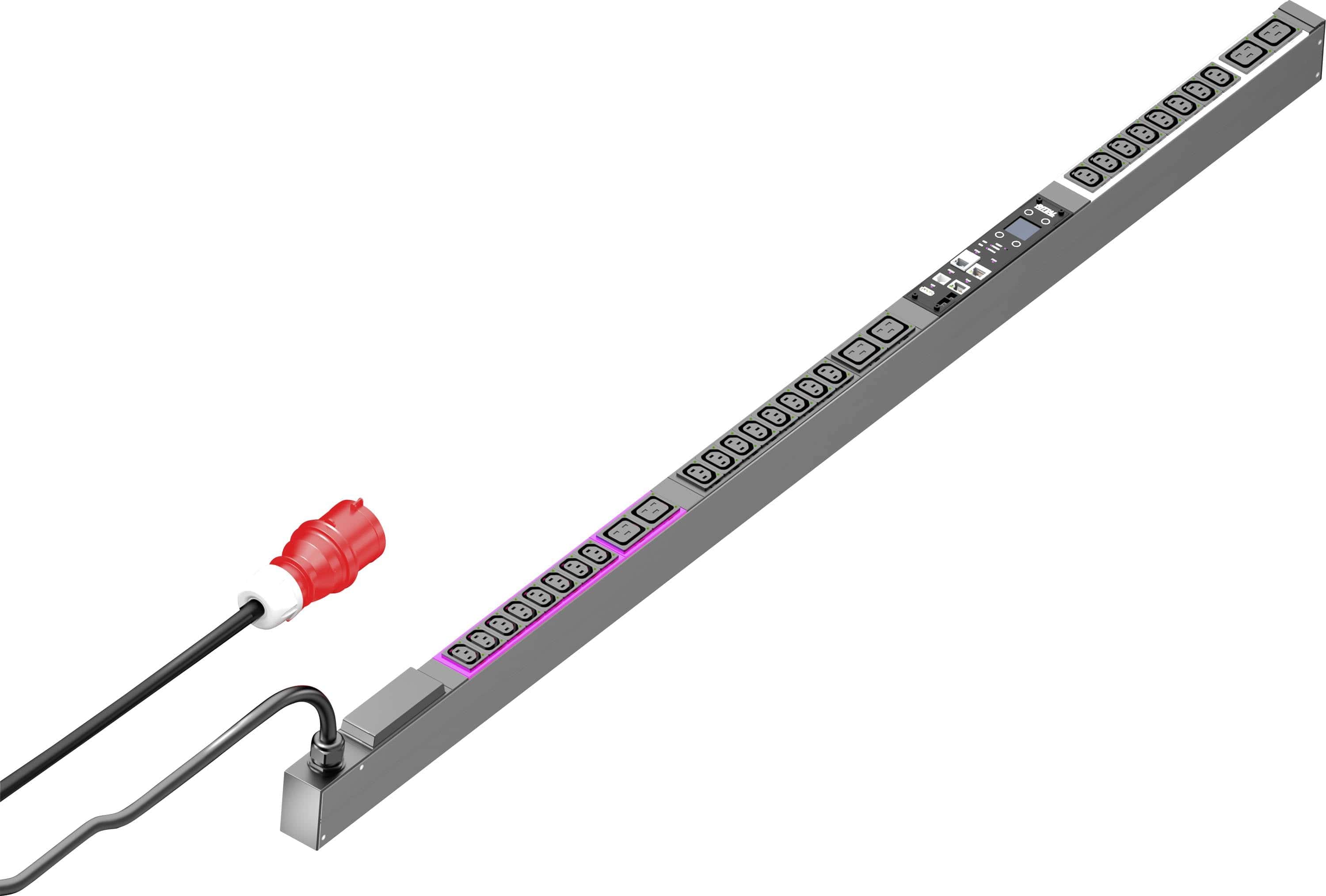 Rittal PDU metered+ 16A/3P CEE 24 X CE13 + 6xC19 (7979536) thumbnail