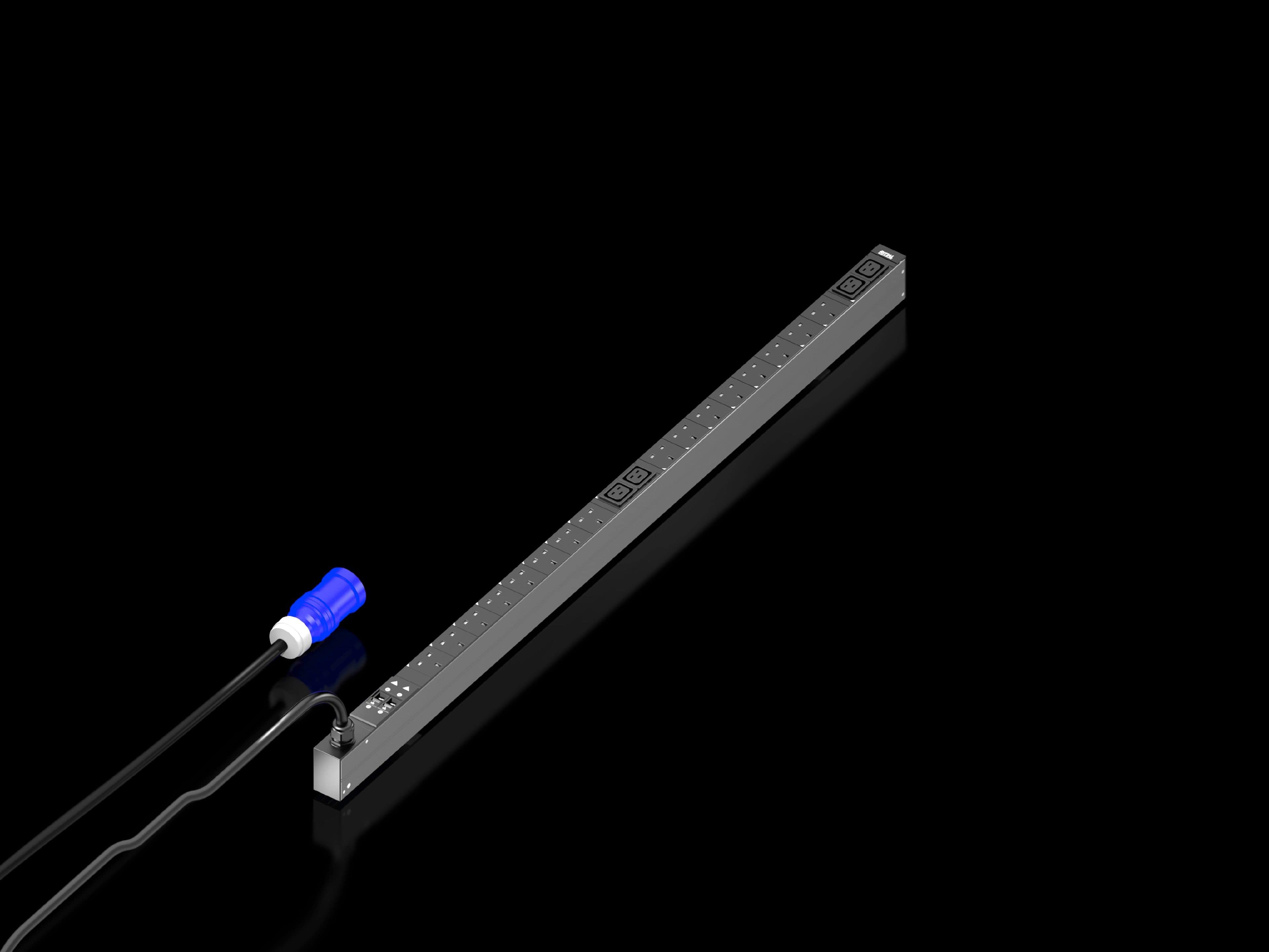Rittal PDU basic UK 32A/230V, 1~, IEC 60 320: 4x C19, 16x B (7979815) thumbnail
