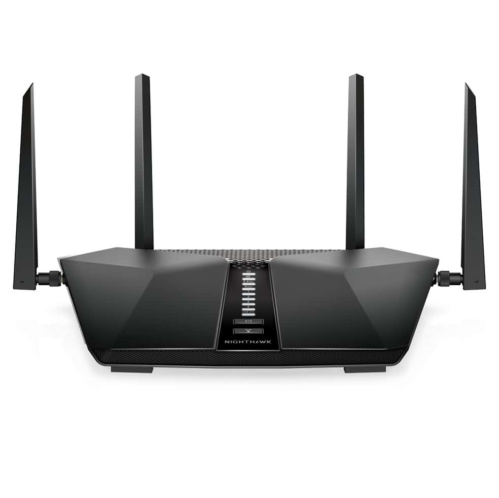 NETGEAR Nighthawk AX5400 draadloze router Gigabit Ethernet Dual-band (2.4 GHz / 5 GHz) Zwart (RAX50-100EUS) thumbnail