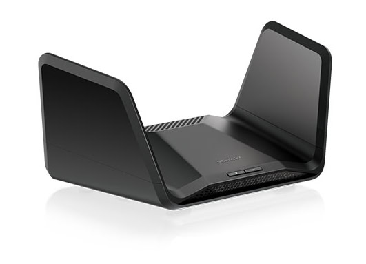 NETGEAR Nighthawk RAXE300 draadloze router Gigabit Ethernet Tri-band (2.4 GHz / 5 GHz / 5 GHz) Zwart (RAXE300-100EUS) thumbnail