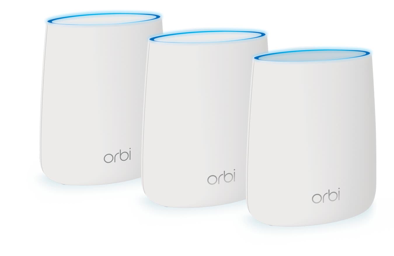NETGEAR Orbi AC2200 Tri-band WiFi System Tri-band (2.4 GHz / 5 GHz / 5 GHz) Wi-Fi 5 (802.11ac) Wit 2 (RBK23-100PES) thumbnail