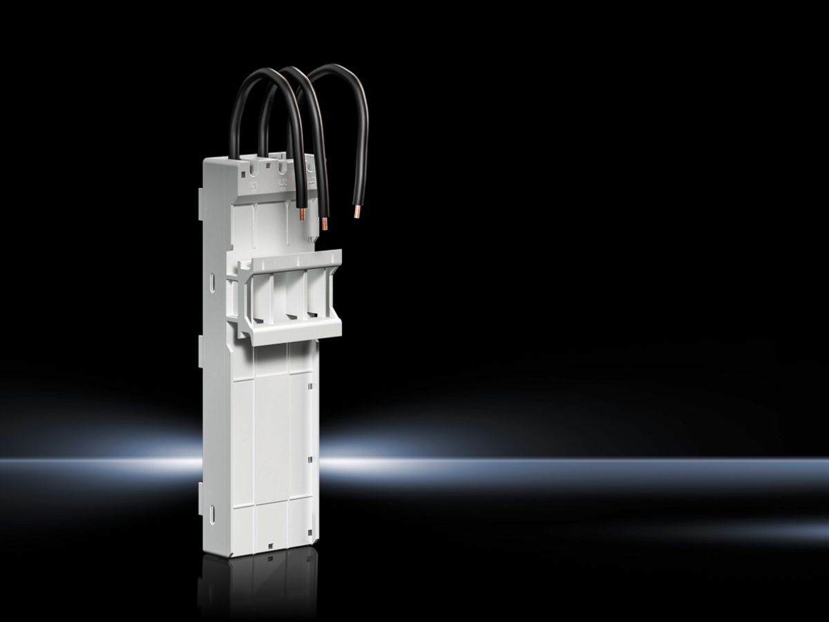 Rittal Geräteadapter Basic 32 A, AWG10, 3-polig, BxH 45x160 (9635320) thumbnail