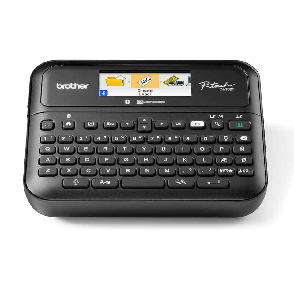 Brother PT-D610BTVP labelprinter Thermo transfer 180 x 360 DPI 30 mm/sec Bedraad en draadloos TZe Bluetooth (PTD610BTVPYJ1) thumbnail