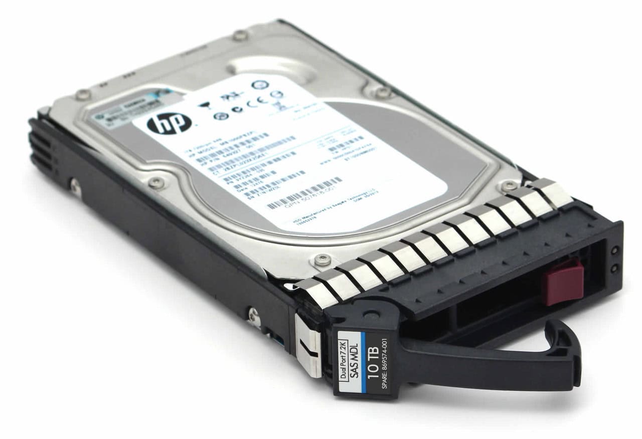 HP SPS-DRV HDD 10TB 12G 7.2K LFF SAS MDL - shipping new HPE spare part:869574-001 (869347-B21) thumbnail