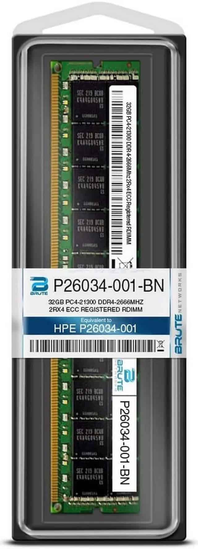 HP SPS-DIMM,32GB PC4-2666V-R,2Gx4 SAM 1PER (P26034-001) thumbnail