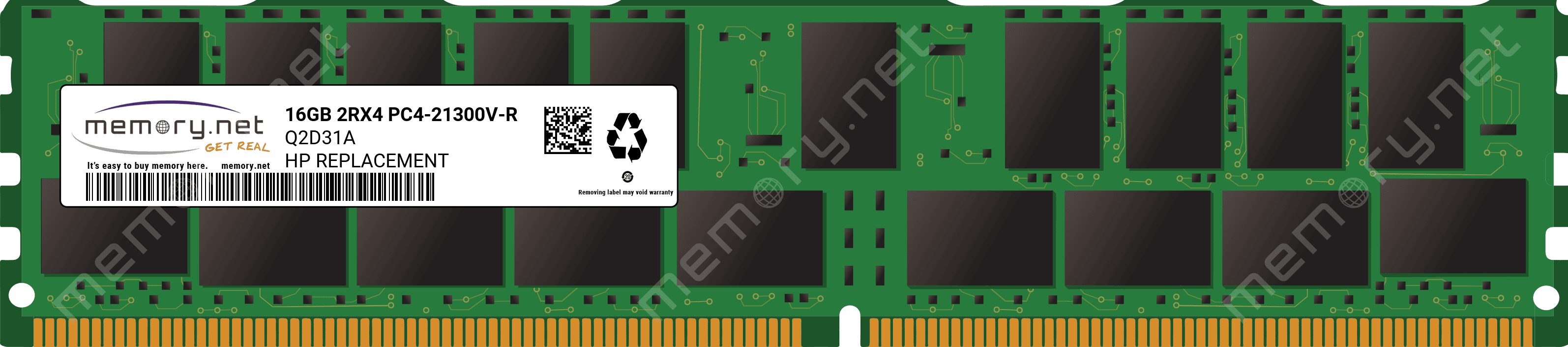 HP SPS-HPE SGI DIMM 16GB 2R x4 DDR4-2666 (Q2D31A) thumbnail