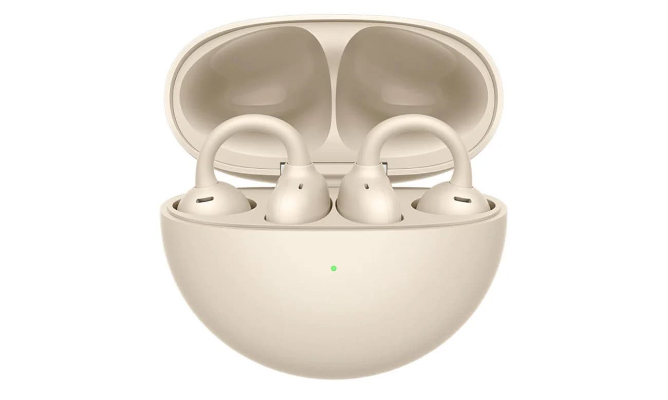 Huawei FreeClip Headset True Wireless Stereo (TWS) In-ear Oproepen/muziek Bluetooth Beige (55037342) thumbnail