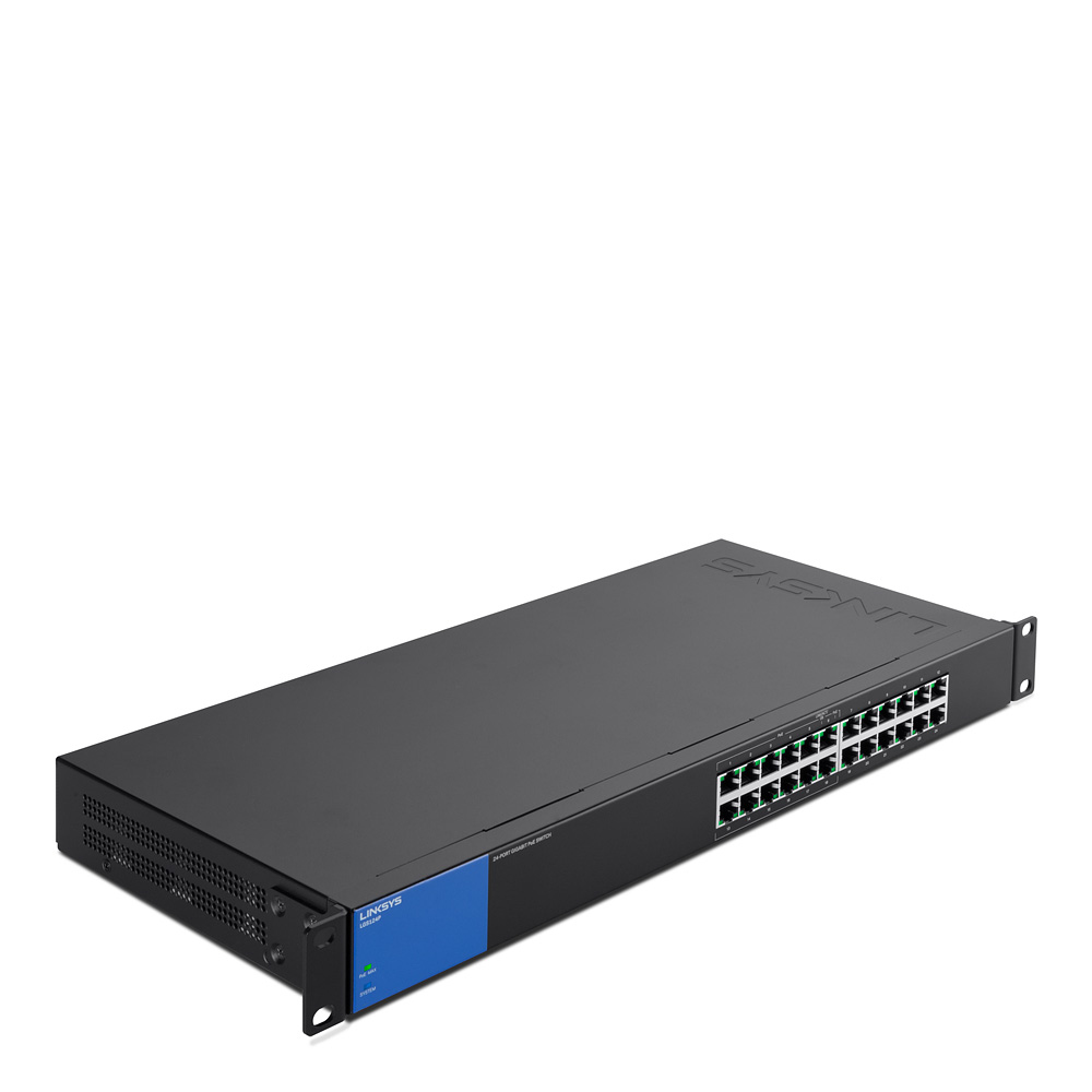 Linksys 24-poorts Gigabit PoE-desktopswitch (LGS124P) (LGS124P-EU) thumbnail