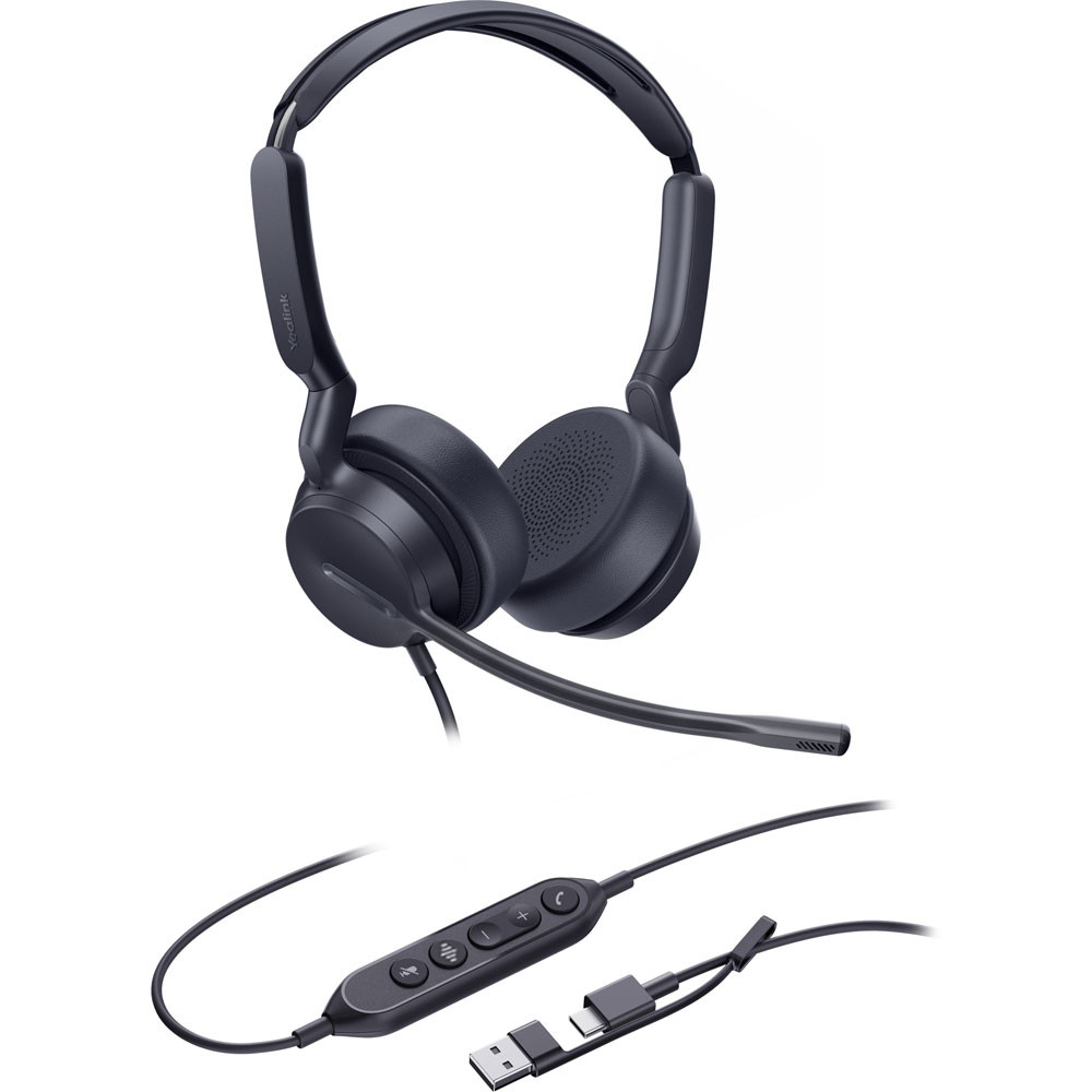 Yealink UH42 Dual UC USB-C/A (UH42 DUAL UC USB-C/A) (UH42 DUAL UC USB-C/A) thumbnail