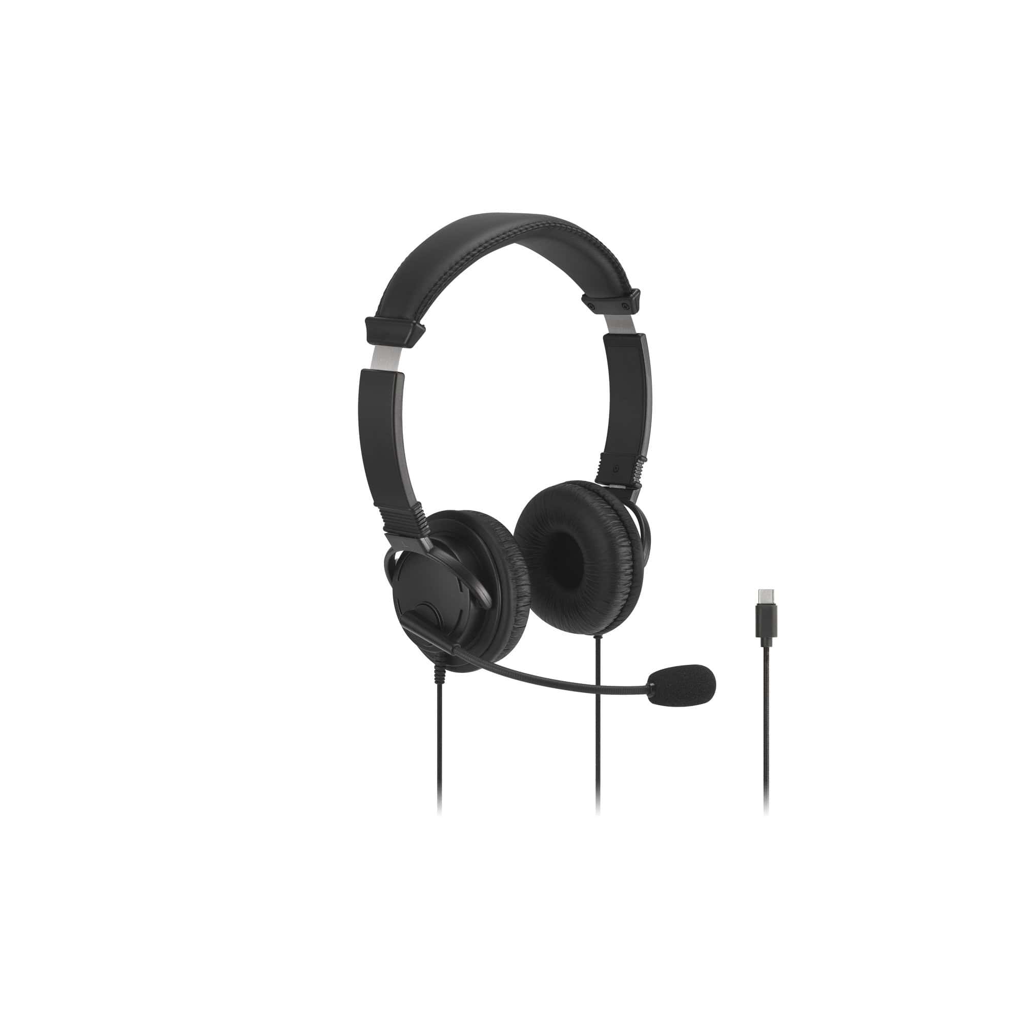 Kensington Classic EQ USB-C Headset met Mic en Volume Control (K97464WW) thumbnail