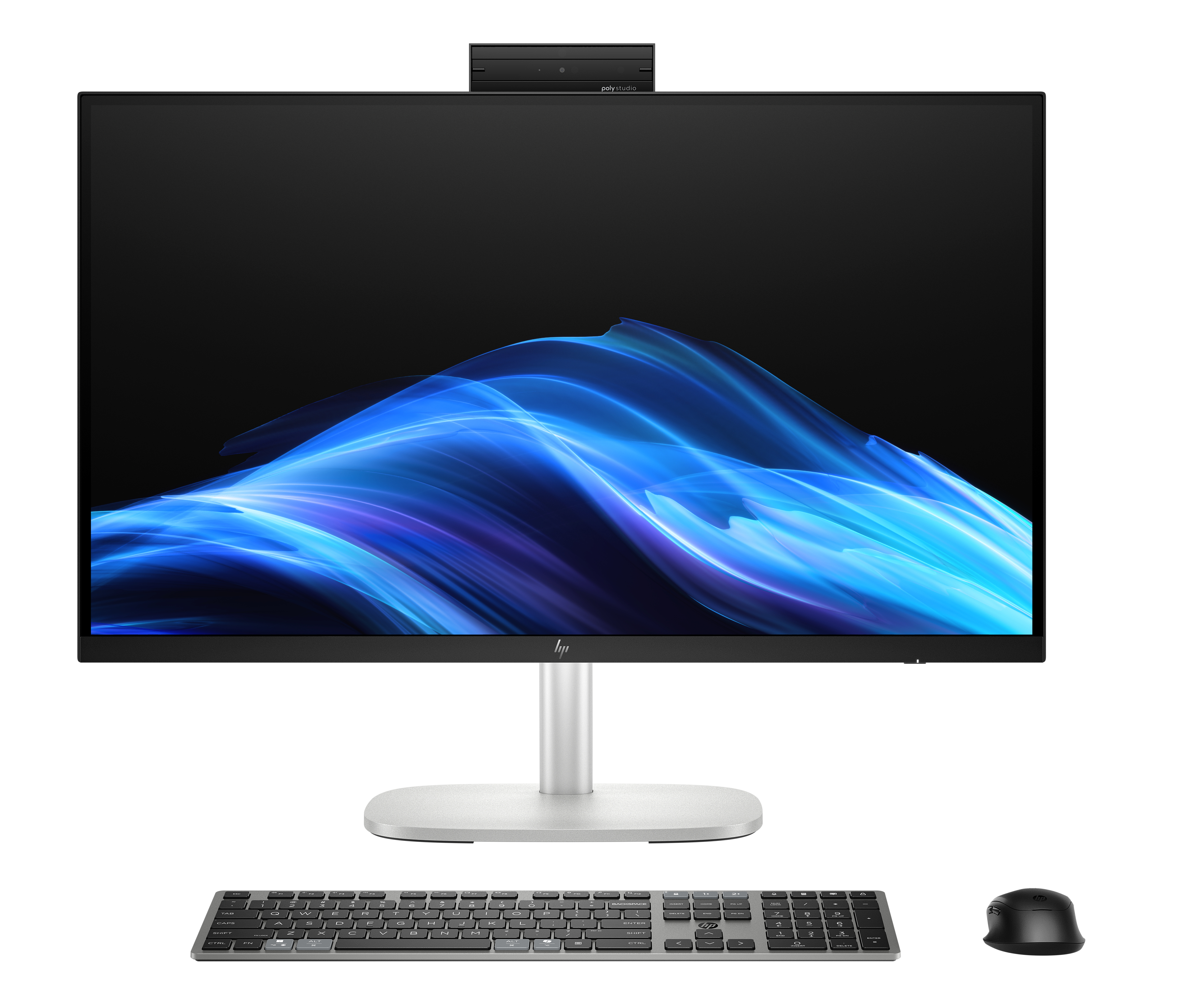 HP EliteStudio 8 G1i AI Wolf Pro Security Edition Intel Core Ultra 5 235 68,6 cm (27") 2560 x 1440 Pixels Touchscreen Alles-in-één-pc 16 GB DDR5-SDRAM 512 GB SSD Windows 11 Pro Wi-Fi 7 (802.11be) AI PC Zilver (A55R5ET#ABH) thumbnail