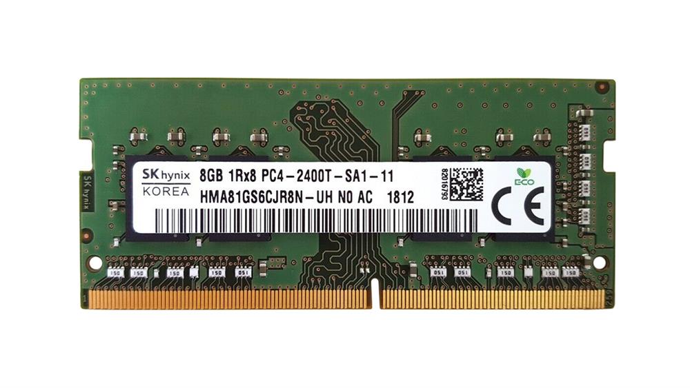 HYNIX 8GB (1*8GB) 1RX8 PC4-19200T-S DDR4-2400MHZ 1.2V SODIMM (HMA81GS6CJR8N-UH) thumbnail