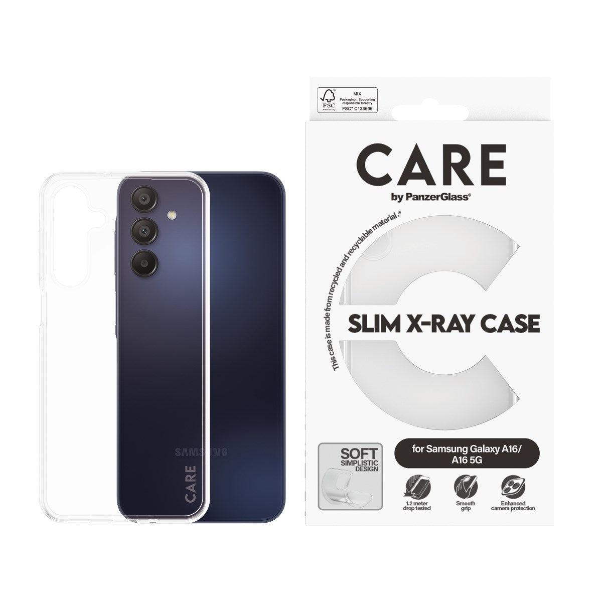PanzerGlass CARE Fashionable Case Clear Samsung A16 / A16 5G (3806) thumbnail