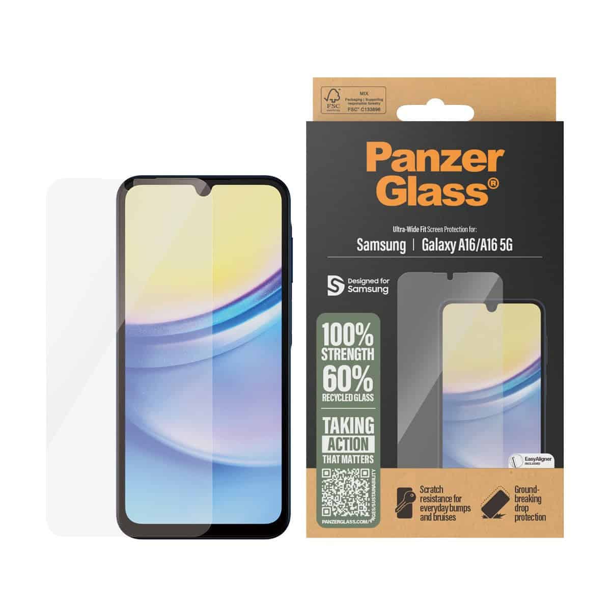 PanzerGlass PGSamsungNewA15Ultra-WideFit (3807) thumbnail
